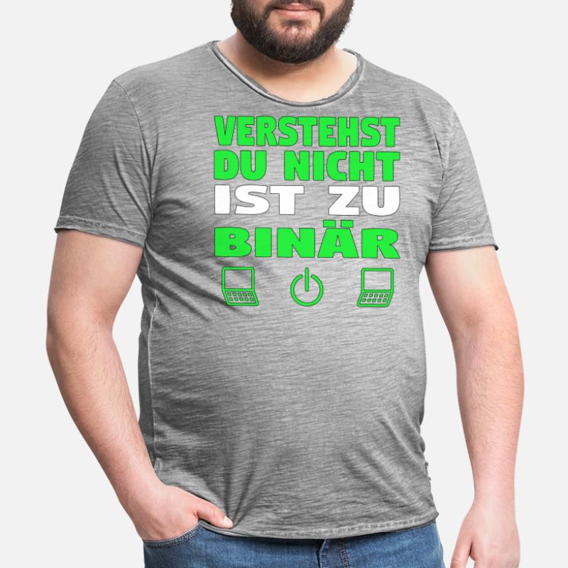 Informatik Computer Programmierer Entwickler Coder Männer Vintage T-Shirt