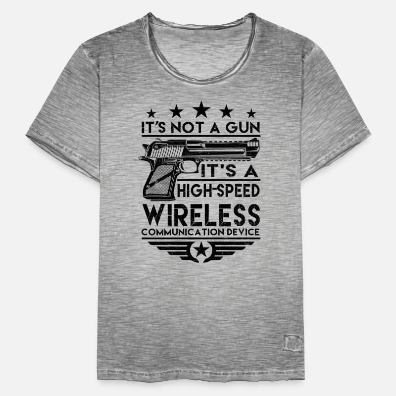 Es ist nicht ein Gewehr High-Speed ??Wireless Comm Männer Vintage T-Shirt