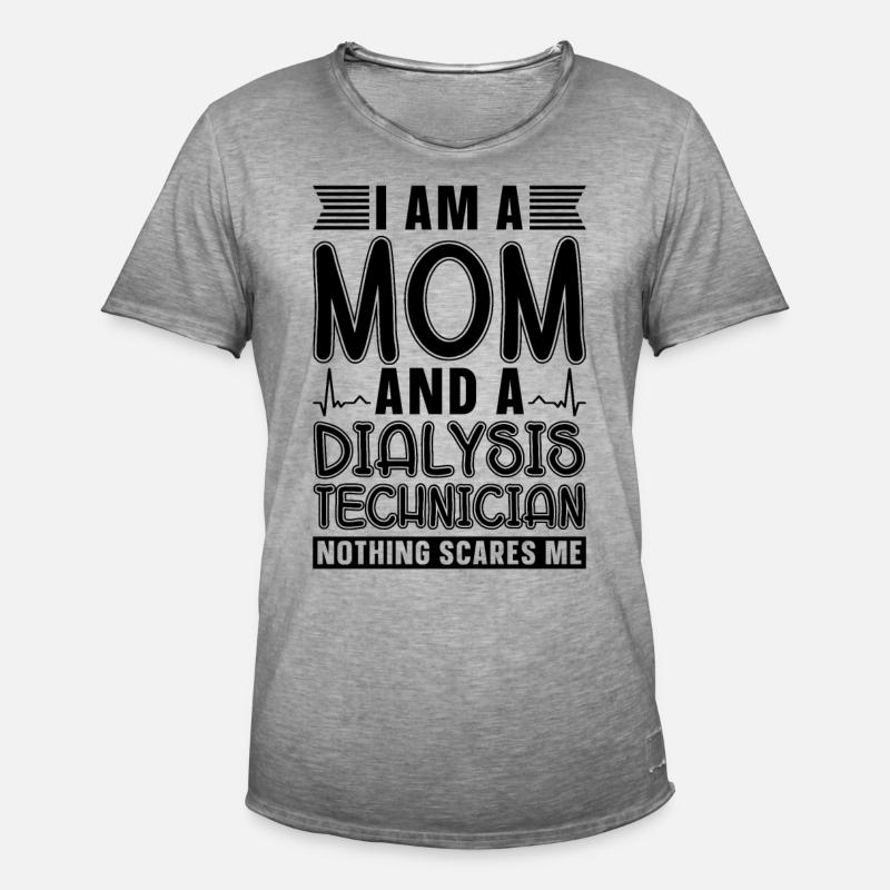Dialysetechniker Dialyse Nephrologie Geschenkidee - Männer Vintage T-Shirt - Vintage Grau