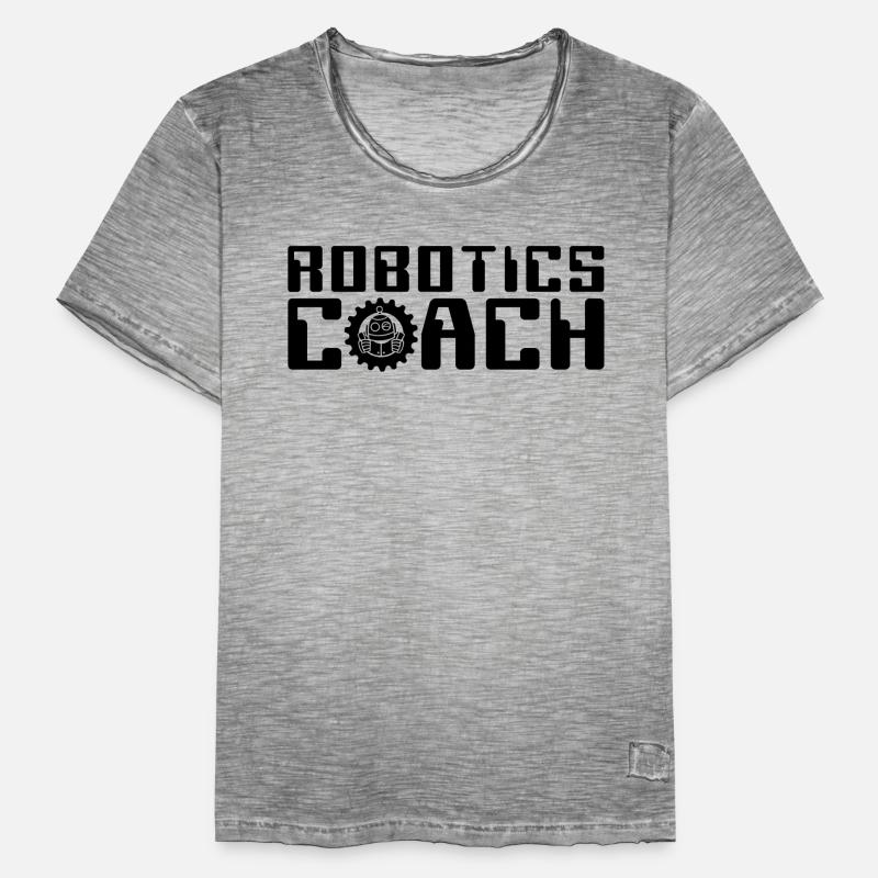 Robotics Coach Robot Technology Robotics Engineer Men's Vintage T-Shirt