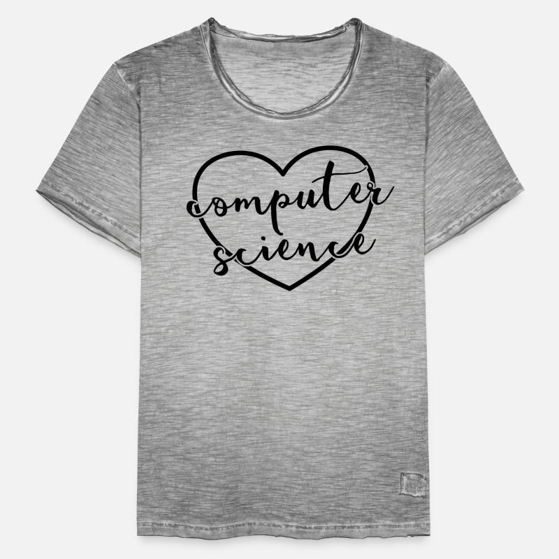 Informatik Herzerwissenschaftler LehrerComp Sci -L Männer Vintage T-Shirt