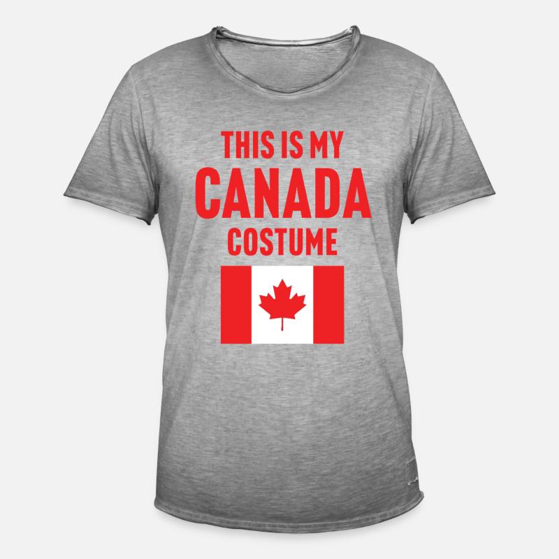 This my Canada costume - Men's Vintage T-Shirt - vintage grey