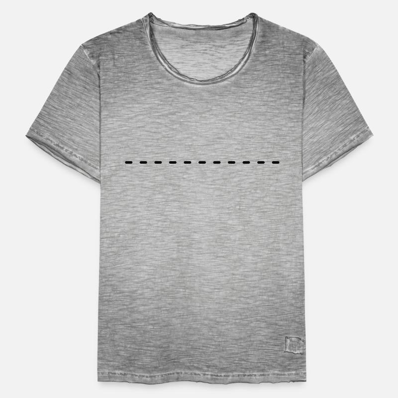 Dashed underscore to design yourself Men's Vintage T-Shirt