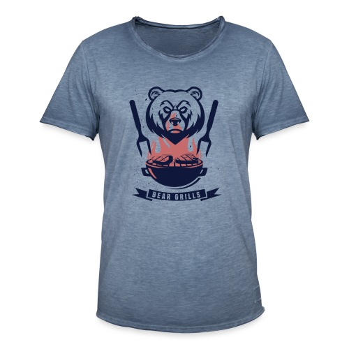 Bear Grills - Vintage-T-shirt herr