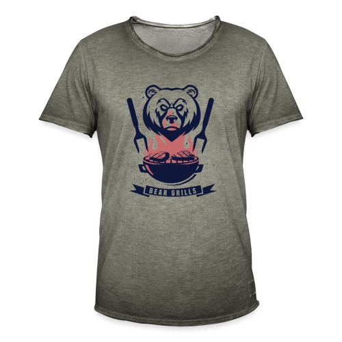 Bear Grills - Vintage-T-shirt herr