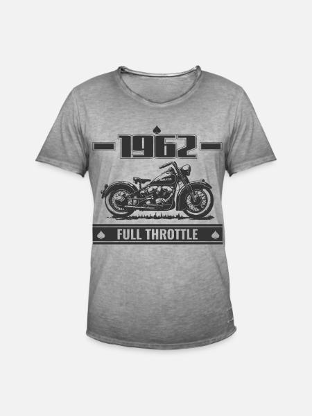 1962 Vollgas - Männer Vintage T-Shirt - Vintage Grau