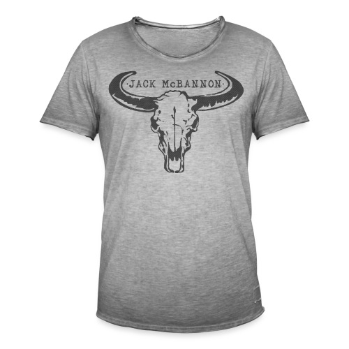 Jack McBannon - Bull Head II - Männer Vintage T-Shirt