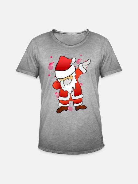 Dabbing Nicholas - Men's Vintage T-Shirt - vintage grey