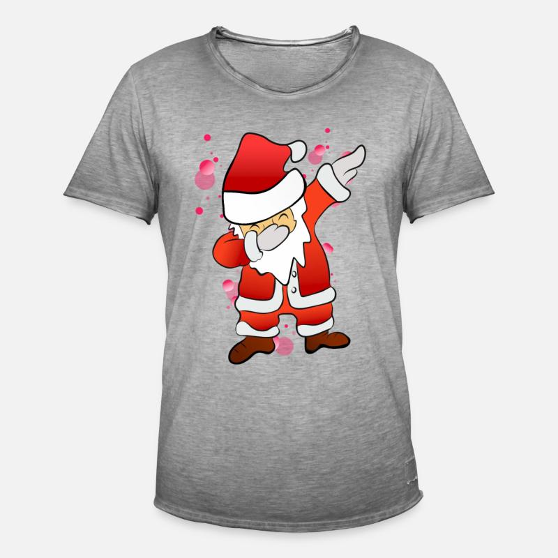 Dabbing Nicholas - Men's Vintage T-Shirt - vintage grey