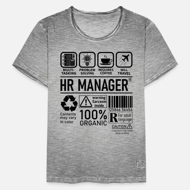 Hr Manager multi tasking problem solving Männer Vintage T-Shirt
