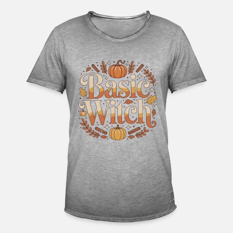 Witchcraft Basic Witch Enchanted Tarot Reading - Männer Vintage T-Shirt - Vintage Grau