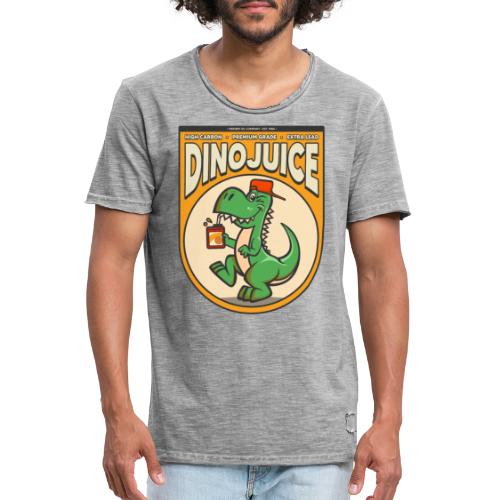 Dinojuice Sticker design - Miesten vintage t-paita