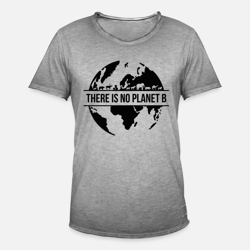 Natur Umweltschutz Mutter Erde Geschenk - Männer Vintage T-Shirt - Vintage Grau
