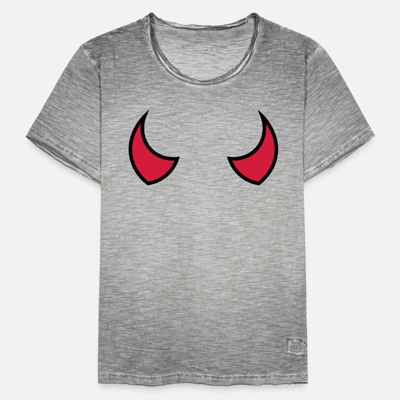 Teufelshörner - cornes de diable - cornes du diable T-shirt vintage Homme