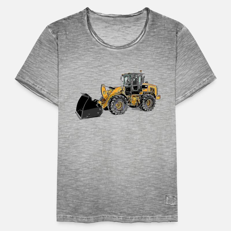Wheel loader Large Colored wheel loader Shovel loader Men's Vintage T-Shirt