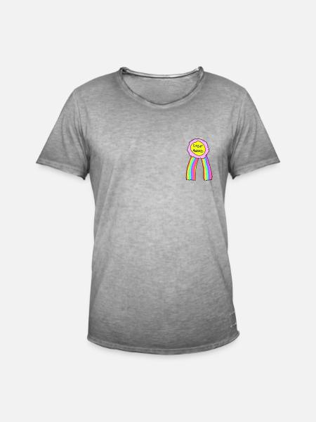 loser award - Männer Vintage T-Shirt - Vintage Grau