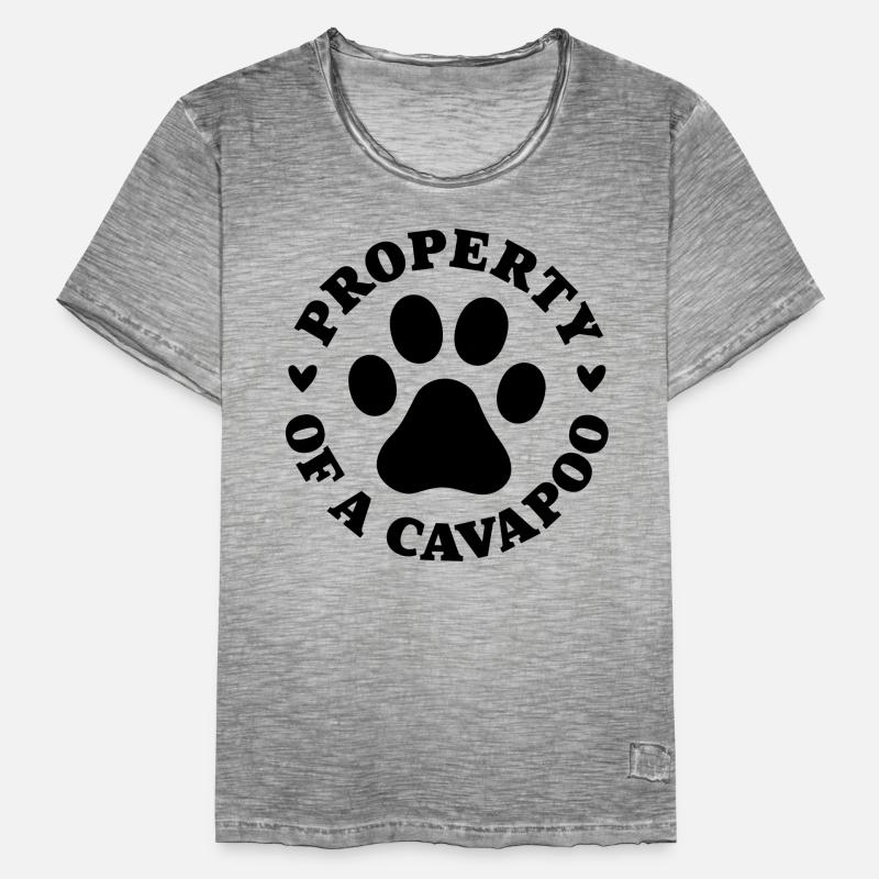 Eigentum eines Cavapoo Männer Vintage T-Shirt