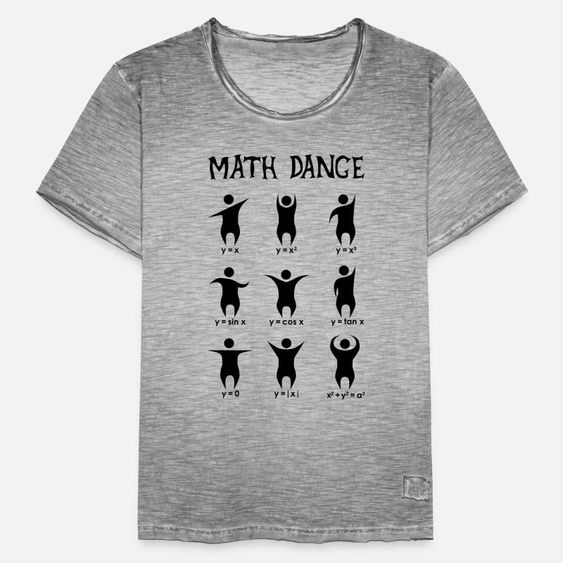 Math Dancing Funny Men's Vintage T-Shirt