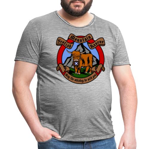 Scottish Mountain Rescue - Männer Vintage T-Shirt