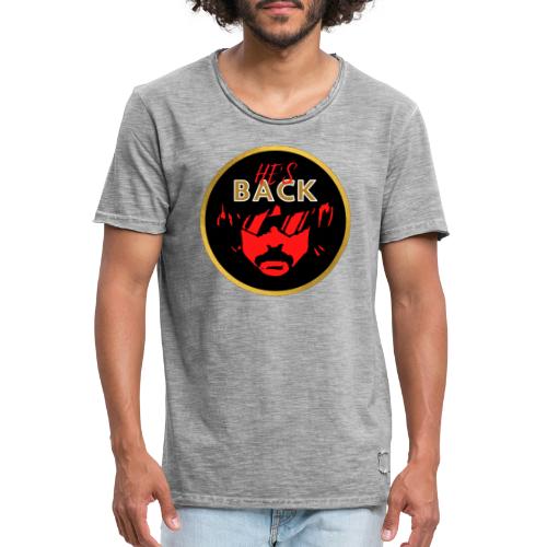 HE'S BACK - dr disrespect - T-shirt vintage Homme