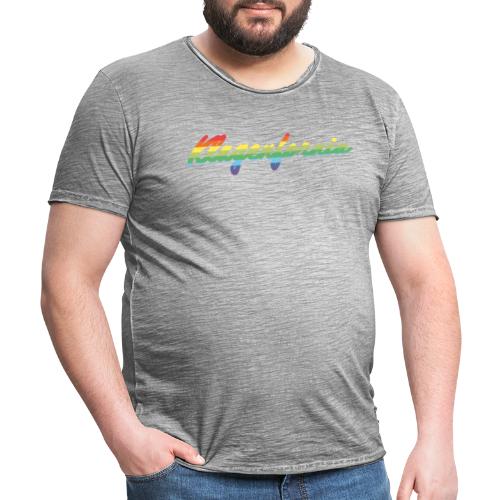 Rainbow - Männer Vintage T-Shirt