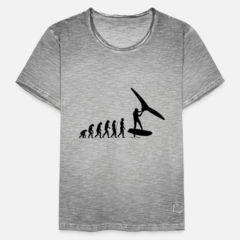 Évolution du foilwing T-shirt vintage Homme