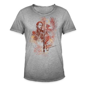 Phantastische Tierwesen Albus Dumbledore - Männer Vintage T-Shirt - Vintage Grau - Vorne