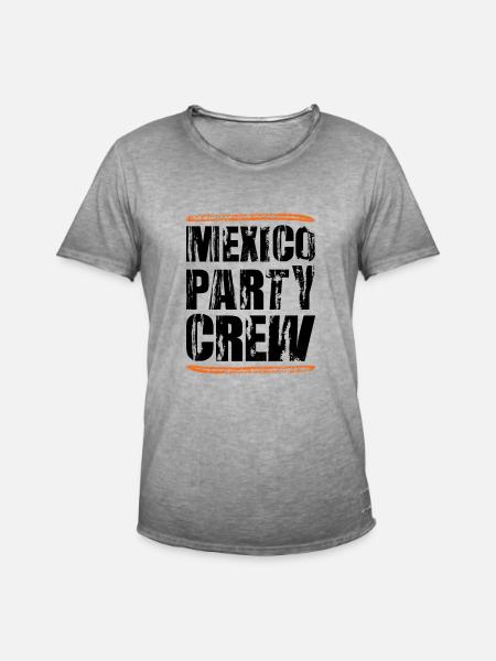 Mexico Party Crew - Men's Vintage T-Shirt - vintage grey