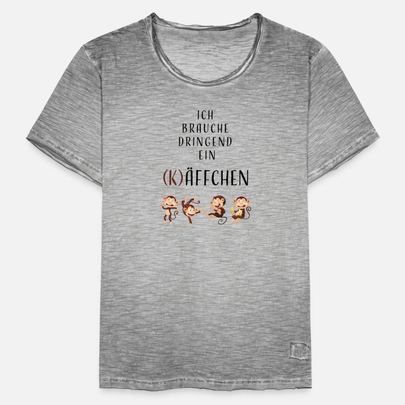Ich brauche dringend ein (K)Äffchen - Geschenkidee Männer Vintage T-Shirt