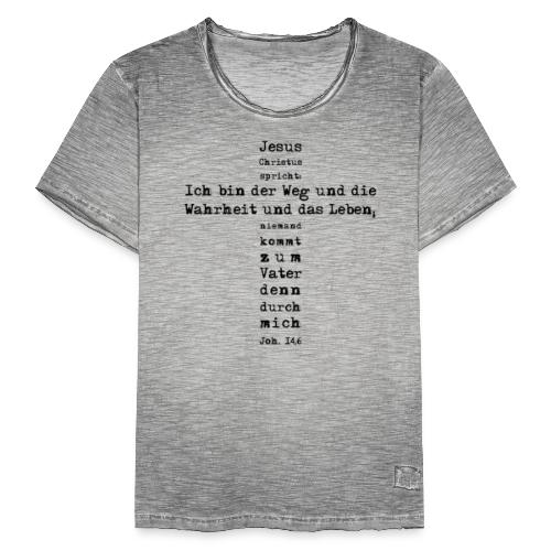 Ich bin der Weg - Johannes 14,6 - Männer Vintage T-Shirt