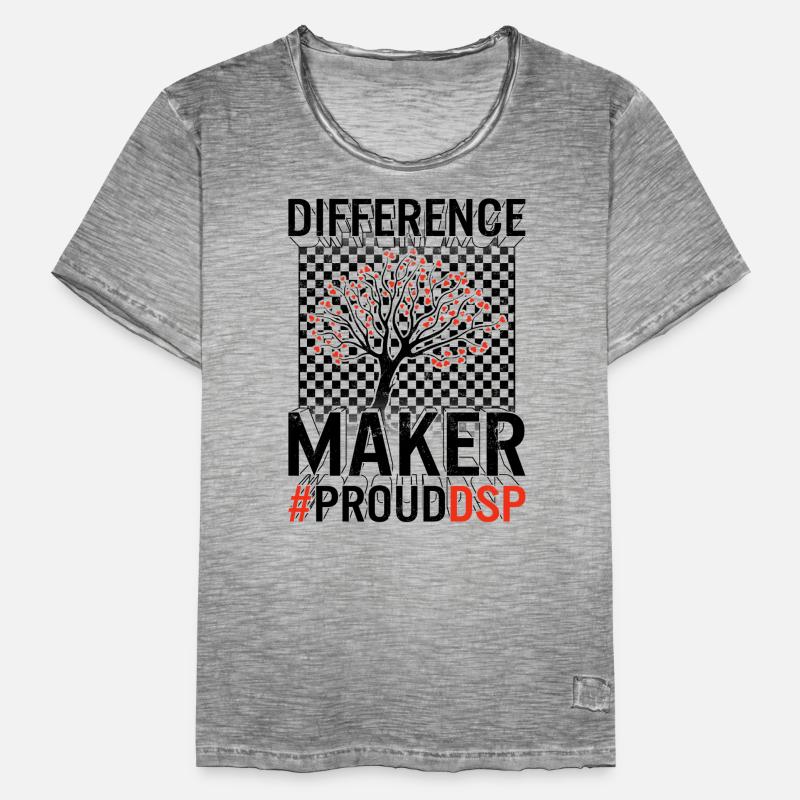 DSP Shirt, Difference Maker Hashtag Proud DSP Men's Vintage T-Shirt