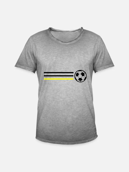 Soccer Symbol Germany - Men's Vintage T-Shirt - vintage grey