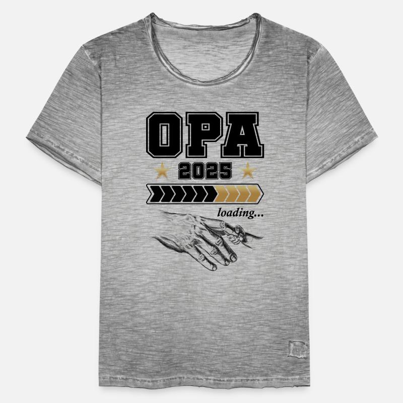 Opa Loading 2025 Männer Vintage T-Shirt