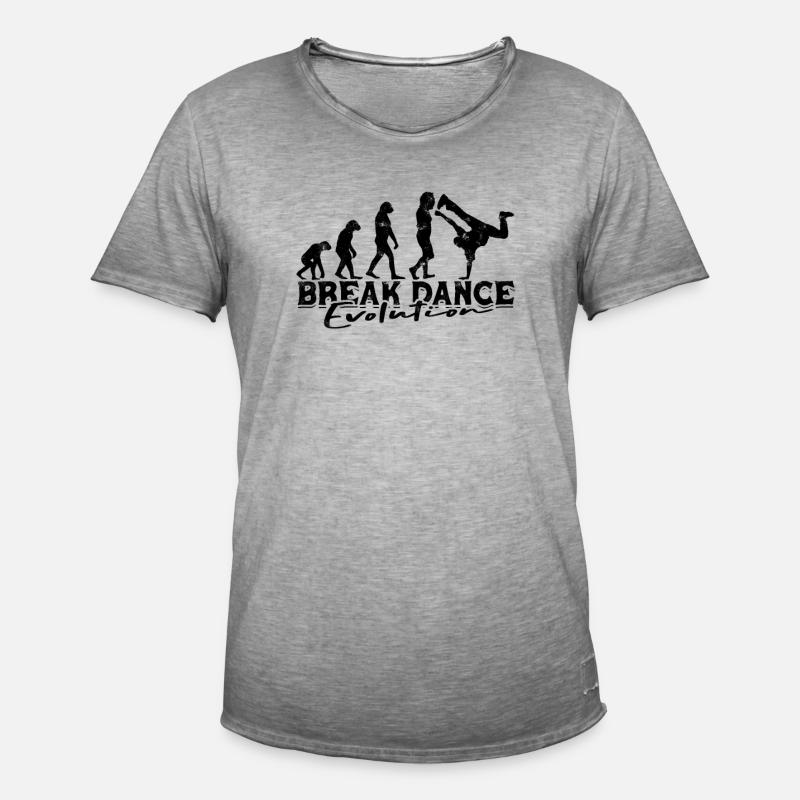 Break Dance Evolution - break dance - Men's Vintage T-Shirt - vintage grey