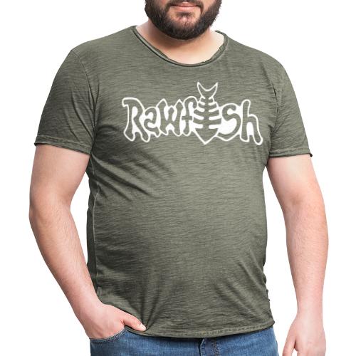 rawfishlogoclean - Vintage-T-shirt herr