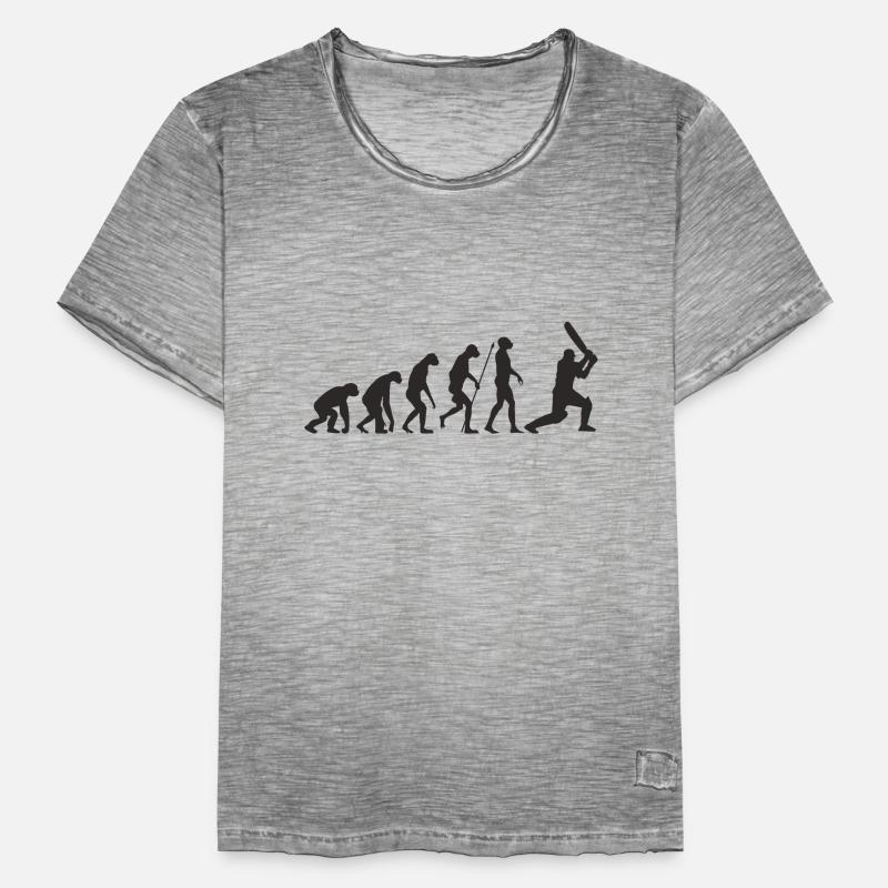 Evolution du cricket T-shirt vintage Homme