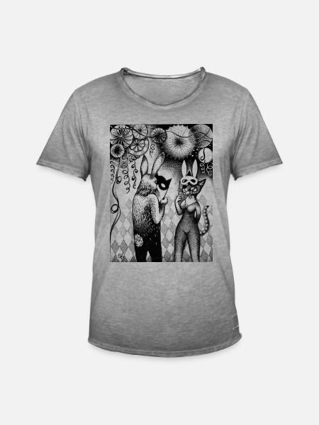 Have we met? - Männer Vintage T-Shirt - Vintage Grau