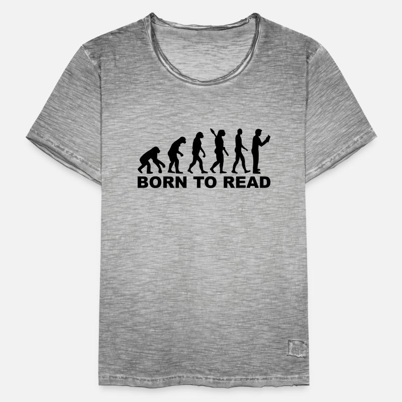 Evolution born to read Men's Vintage T-Shirt