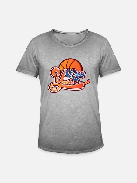 New York - Männer Vintage T-Shirt - Vintage Grau