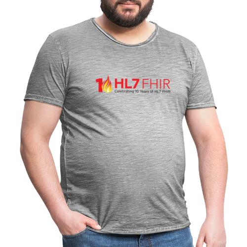 HL7 FHIR 10th Anniversary - Koszulka męska vintage
