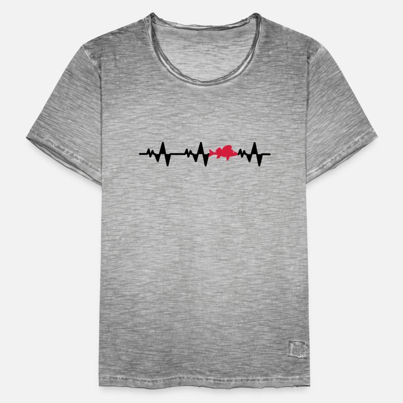alarme de la perche T-shirt vintage Homme