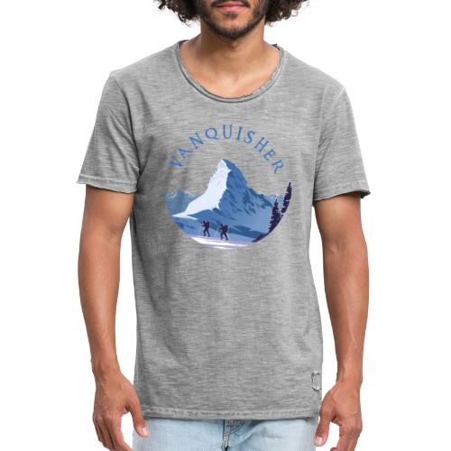 Vanquisher Matterhorn Switzerland Schweiz Suisse - Männer Vintage T-Shirt