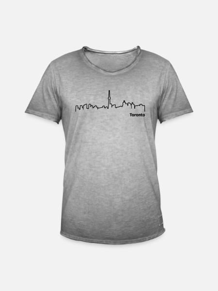 Toronto - Men's Vintage T-Shirt - vintage grey