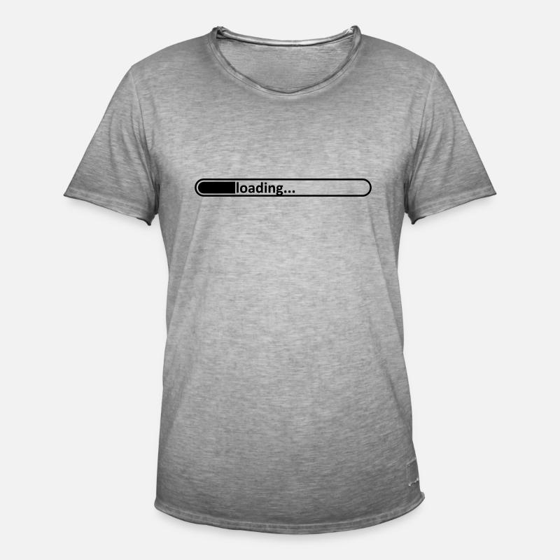 Loading bar / / loading / / / / Load loads / / - Men's Vintage T-Shirt - vintage grey