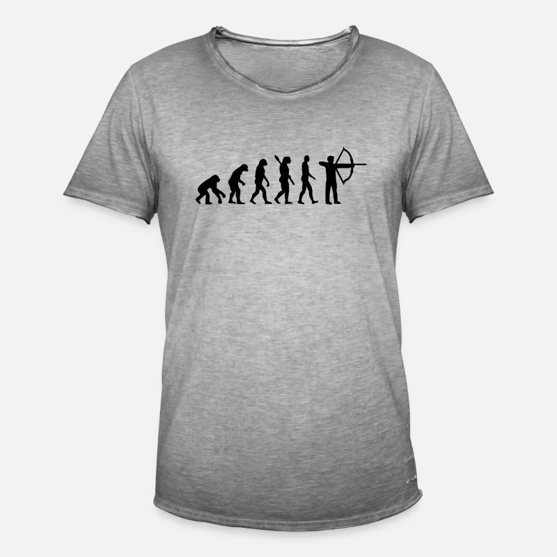 Evolution Archery - Men's Vintage T-Shirt - vintage grey