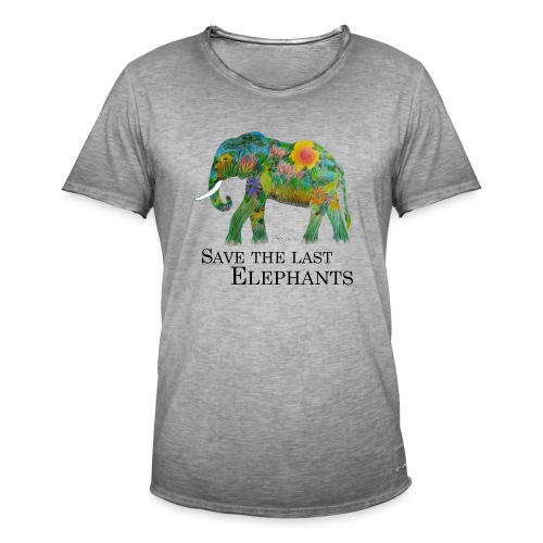 Save The Last Elephants - Männer Vintage T-Shirt