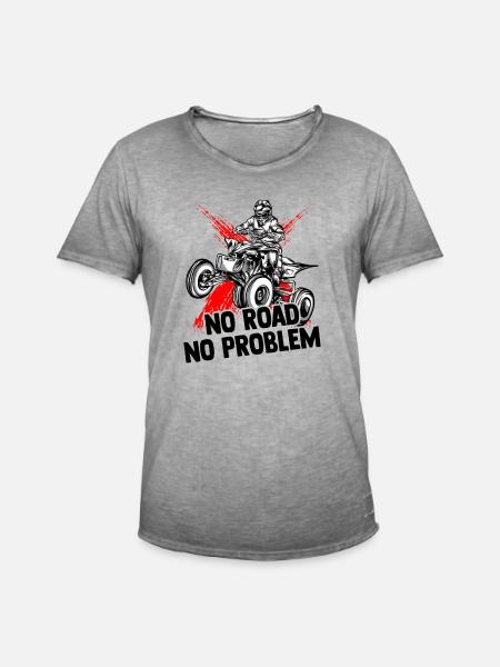 Quad - T-shirt vintage Homme - vintage gris