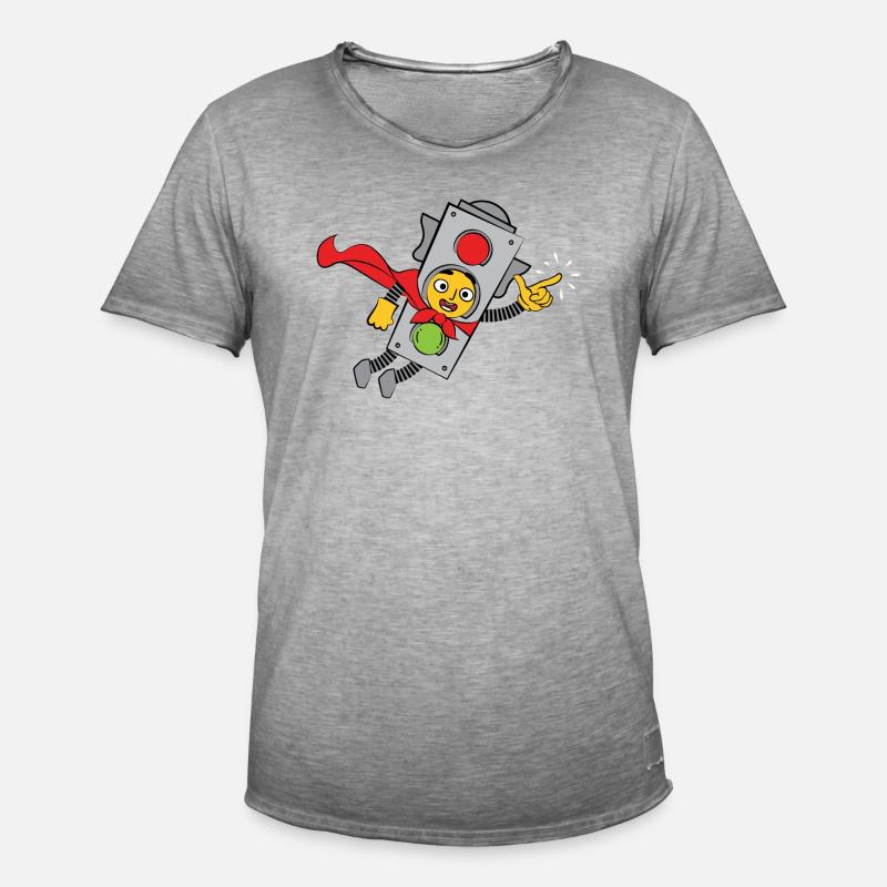 Interruptus Free, Ihr Interrupt Manager. - Männer Vintage T-Shirt - Vintage Grau