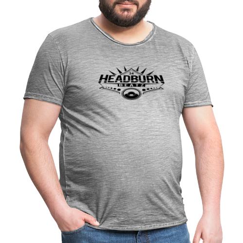 HeadburN - Logo Schwarz - Männer Vintage T-Shirt