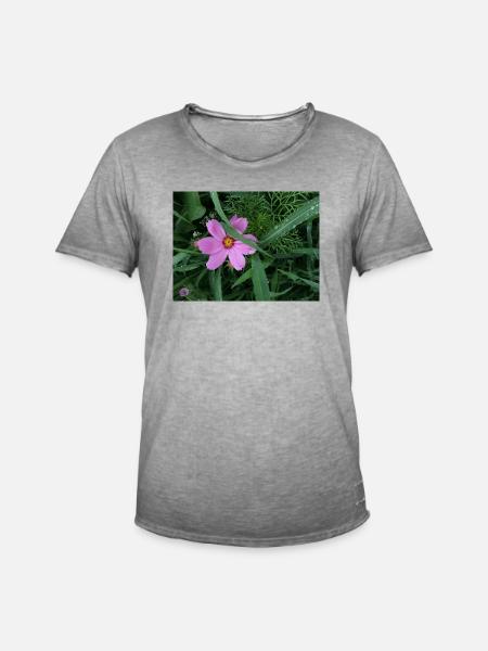 Geheimnisvolle Welt - Männer Vintage T-Shirt - Vintage Grau